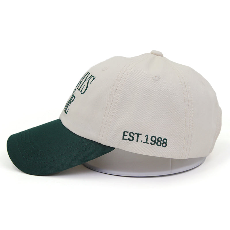 Roman Olive Dad Cap - Beige/Green