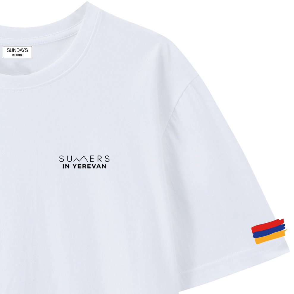 EXCLUSIVE - Summers in Yerevan Crew Tee White