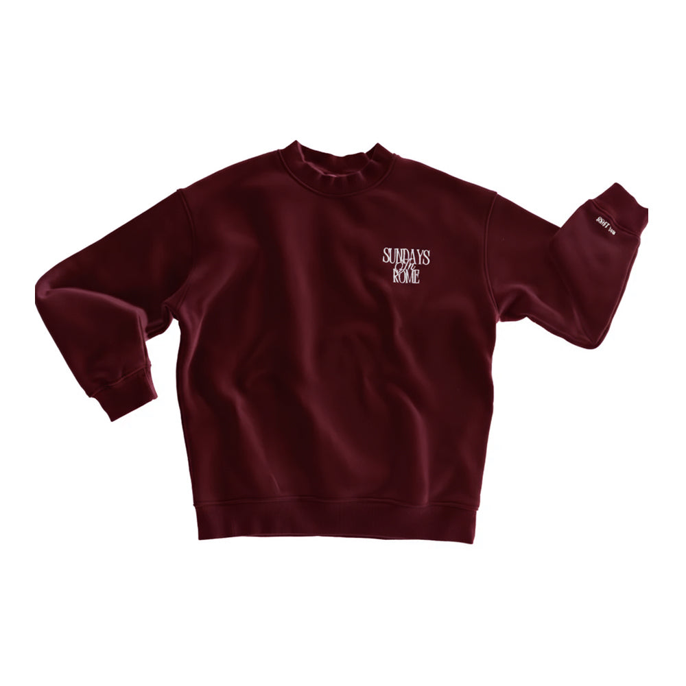Pre-order Now - Sundays in Rome Crewneck Sweatshirt - Roman Wine Collection