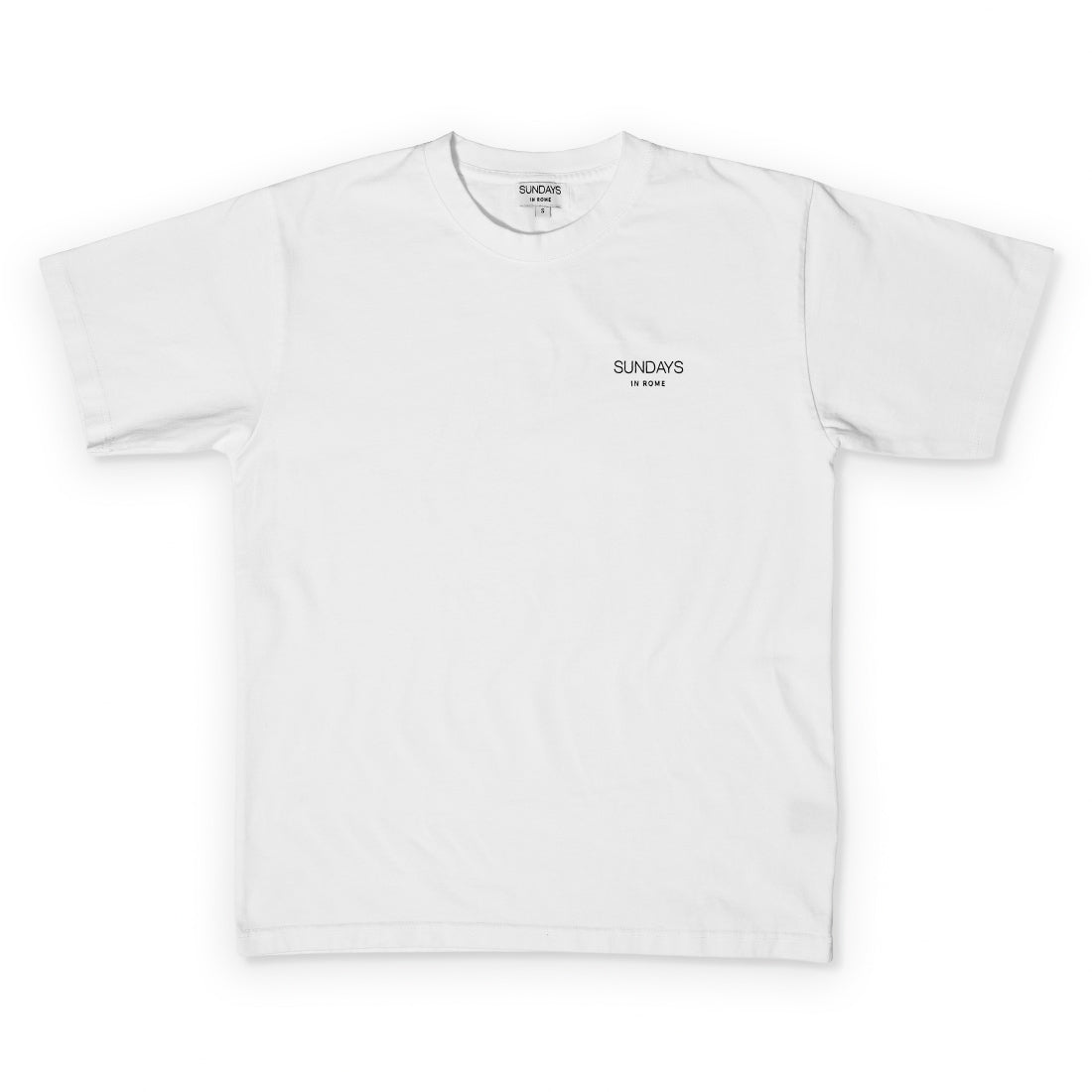 Sunday in Rome White Classic Crew Tee – Sundays in Rome